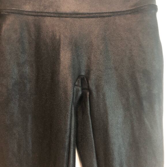 Like New Spanx leather look leggings black size s - Picture 6 of 11